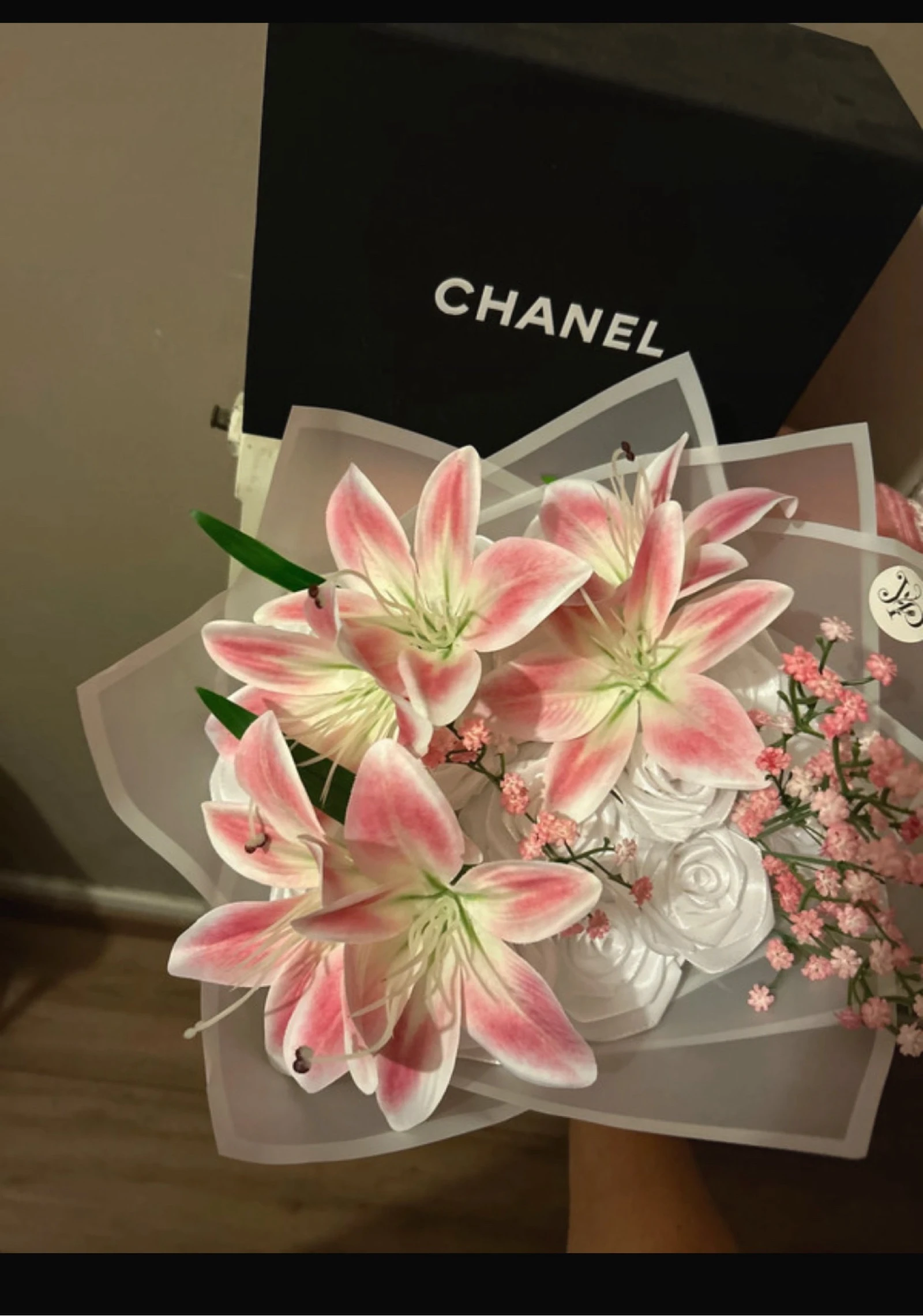 bouquet eternel rose  – photo 2